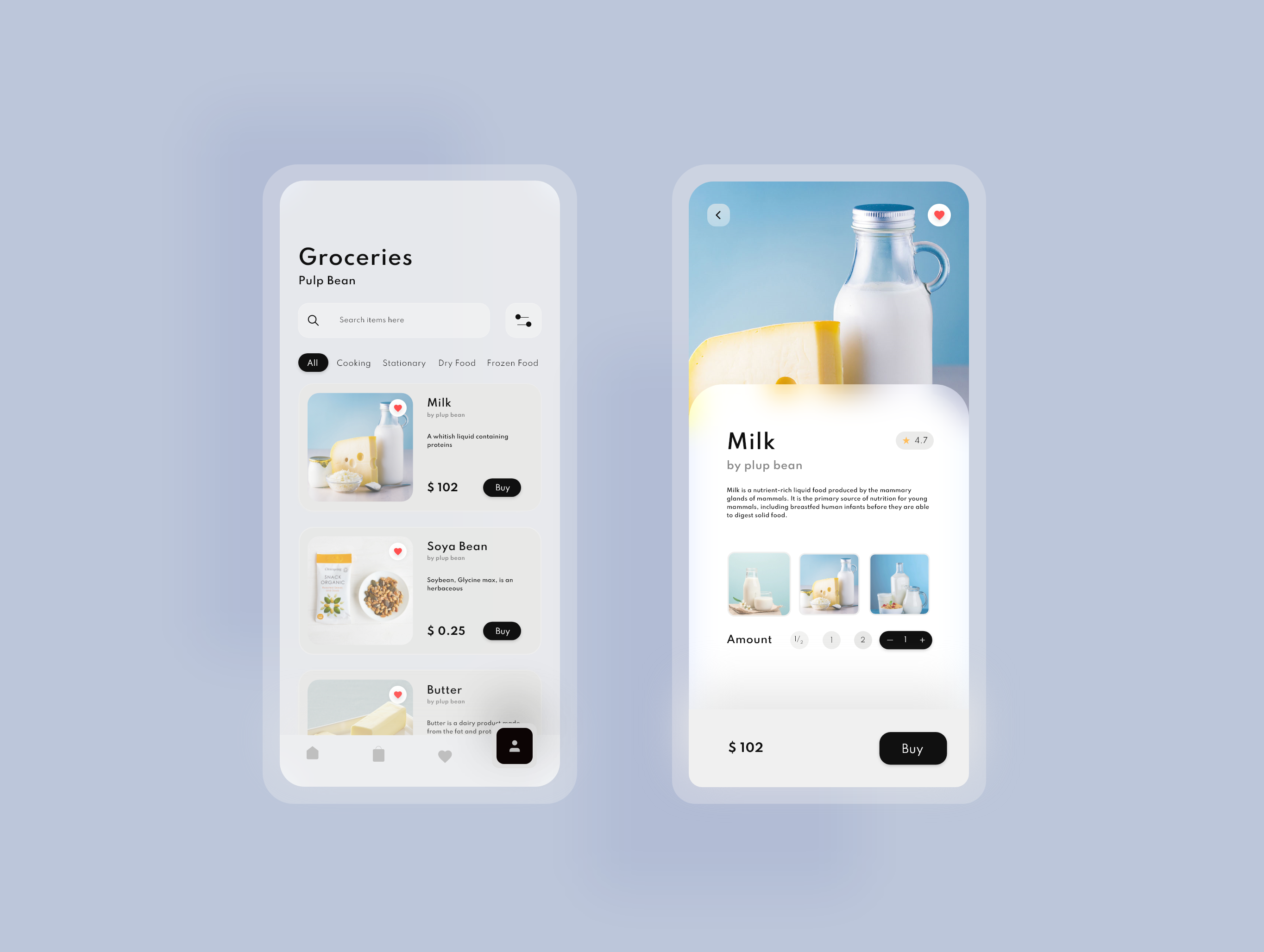 Groceries mobile app