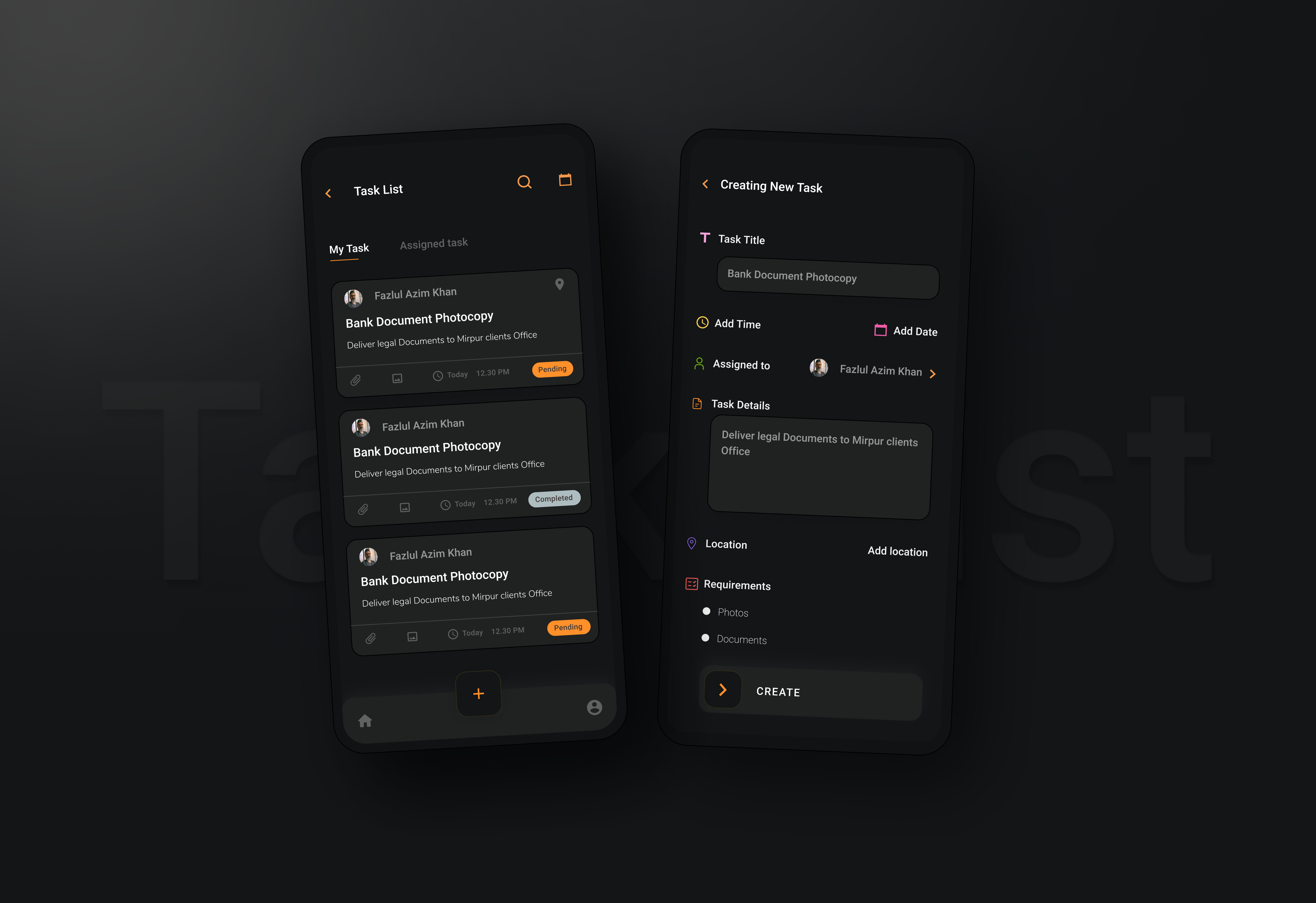 Task manager app