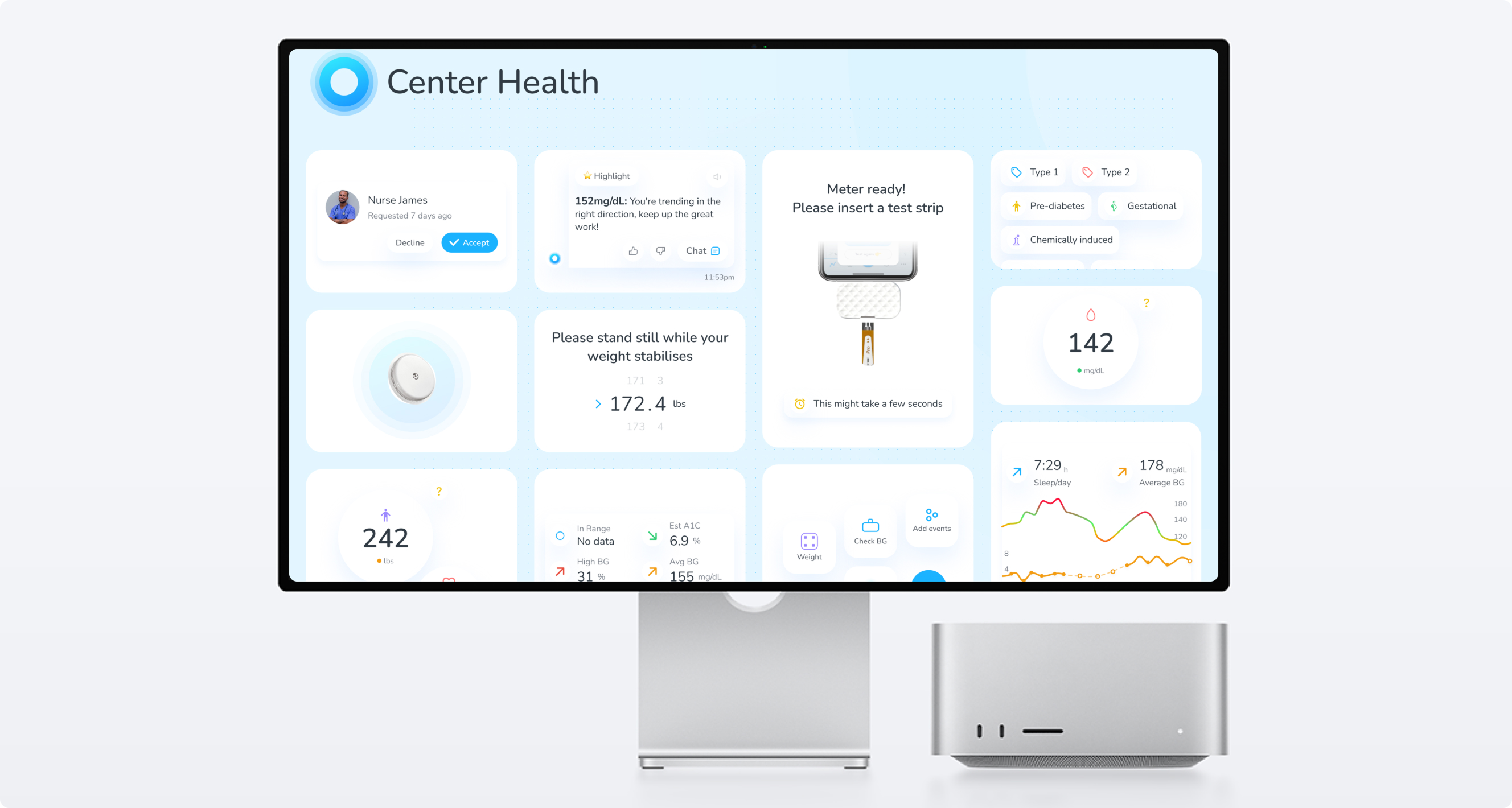 AI-powered diabetes management platform